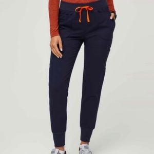 Figs Nepal Jogger Scrub Pants- Navy Small/Tall